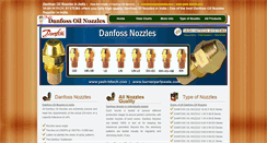 Desktop Screenshot of danfossoilnozzles.com
